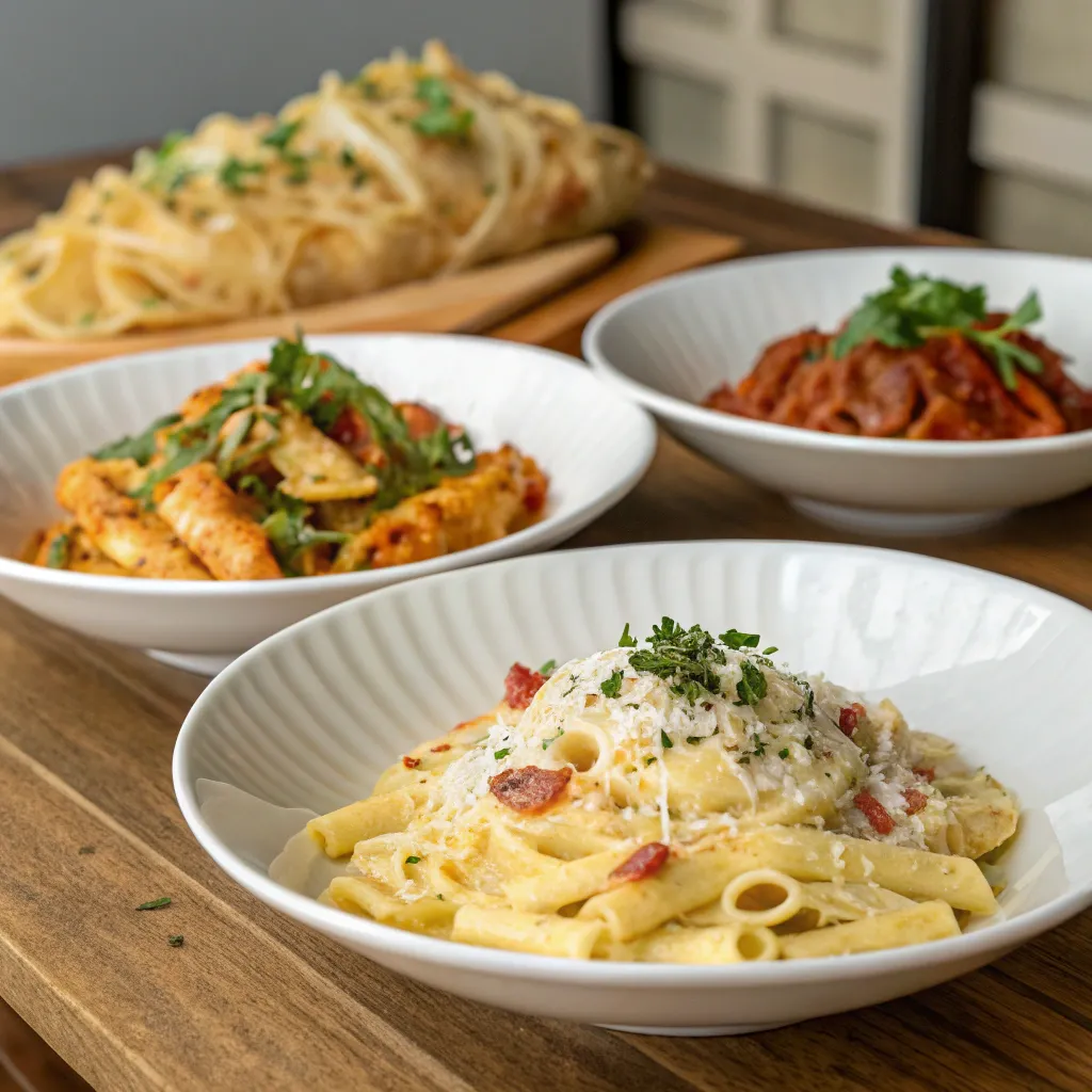 Assorted Pasta Dishes